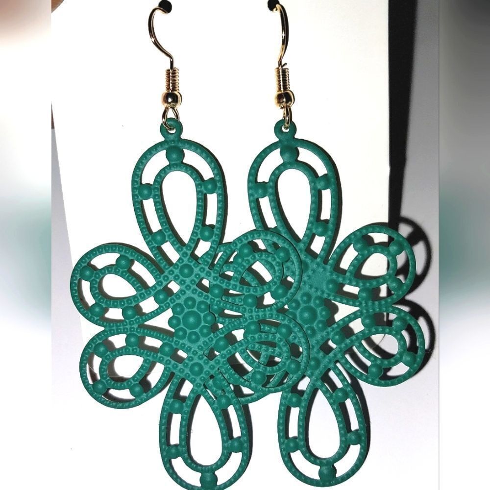 Ladies Green Super cute Boho Fashion Earrings